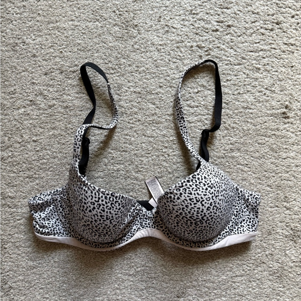 Leopard Print Women's Bra